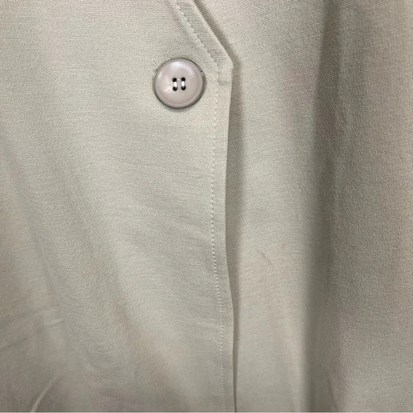 Karakorum Long Jacket Womens Size Large XL Tan Khaki Button Closure - Picture 4 of 9